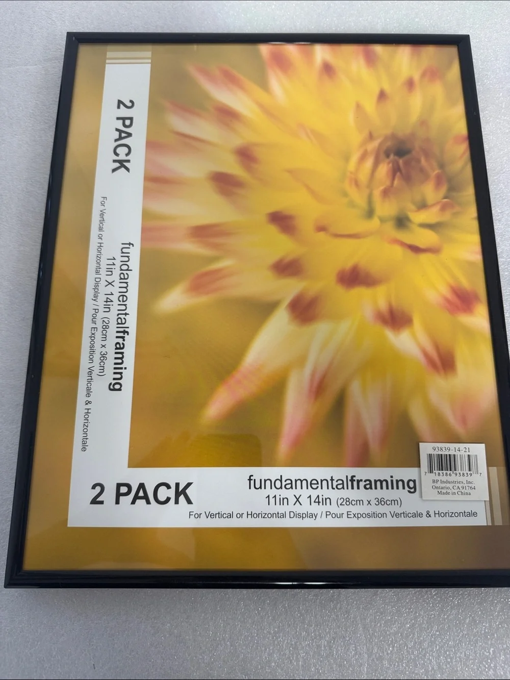 Black 11x14 Photo Frame - only 1